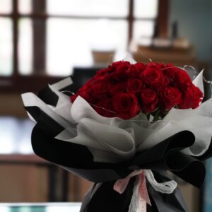 韓式玫瑰鮮花束 (1)
