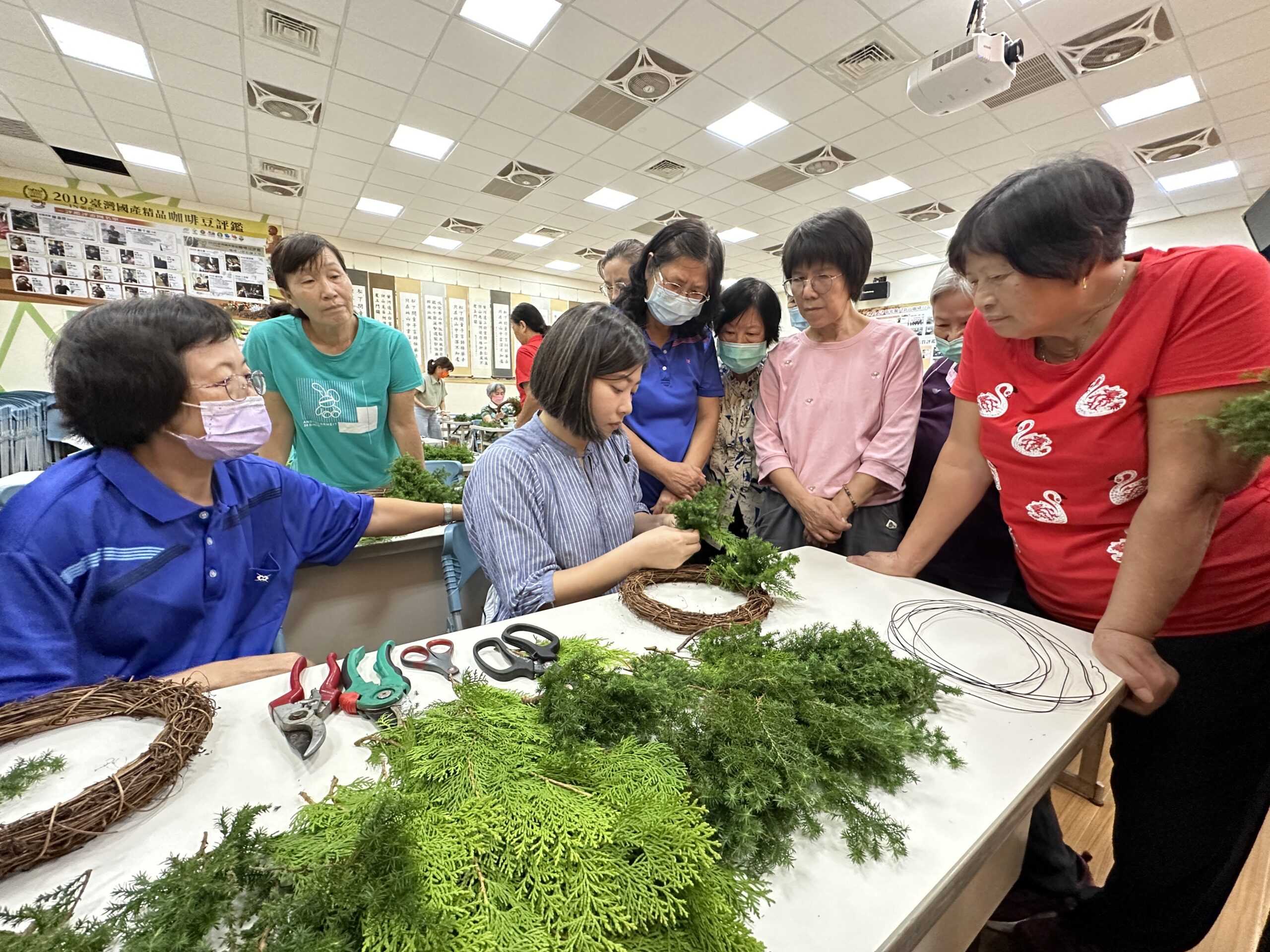 林庭維老師 花藝課程 團體花藝課程 母親節活動