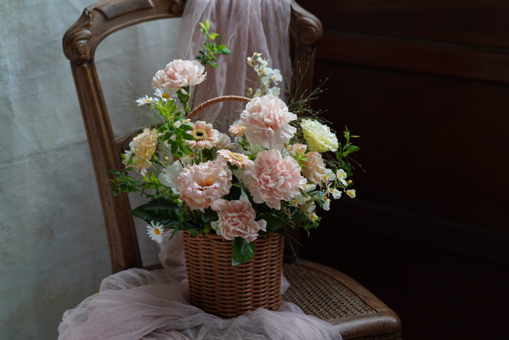 彰化花店 母親節 鮮花 提籃花 花束 樂米花藝